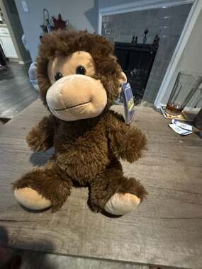 Kellytoy Brown Monkey Plush Stuffed Animal Toy